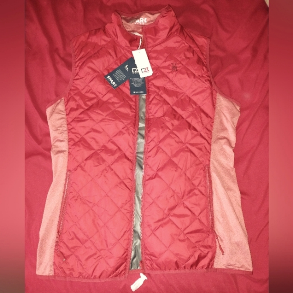 Cutter Buck puffer vest NWT women's large